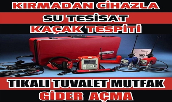 izmir su kaçak tespiti
